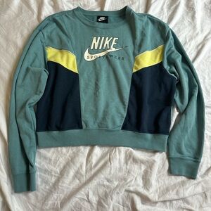 Nike Teal Colorblock Long Sleeve